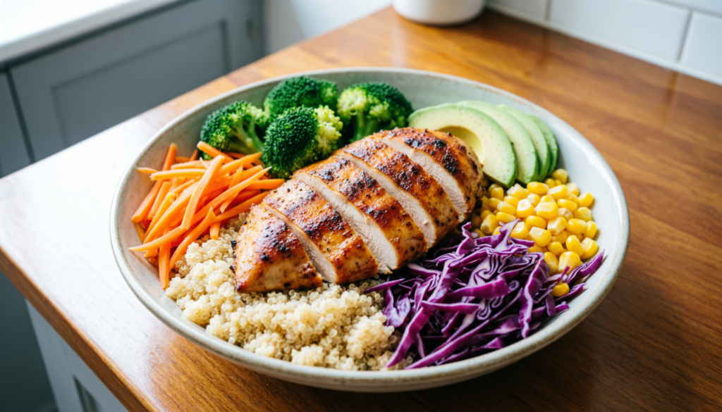 Grilled Chicken Buddha Bowl Recipe